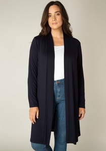 Base Level Curvy Longstrickjacke »Ayla-Long«, Figurumspielende, weiche Strickqualität