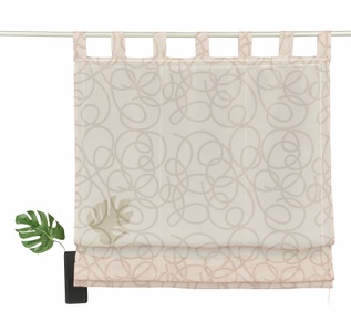 MY HOME, Raffrollo »Tanaro«, my home, mit Schlaufen, my home Raffrollo »Tanaro«, mit Schlaufen, Halbtransparent, Voile, Polyester