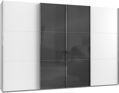 fresh to go, Fresh To Go Schwebetürenschrank »Level«, mit Glastüren und Synchronöffnung, Wimex Schwebetürenschrank »Level by fresh to go«, mit Glastüren und Synchronöffnung