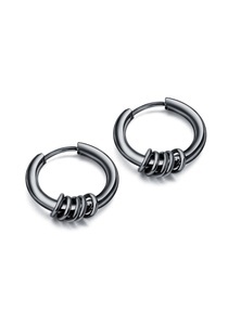 FIRETTI, Firetti Paar Creolen »Circles«, mit abnehmbaren Einhängern, Firetti Paar Creolen »Schmuck Geschenk Circles«, Einhänger abnehmbar