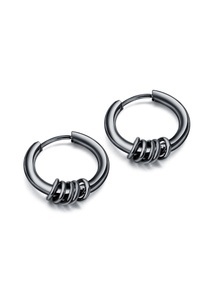FIRETTI, Firetti Paar Creolen »Circles«, mit abnehmbaren Einhängern, Firetti Paar Creolen »Schmuck Geschenk Circles«, Einhänger abnehmbar