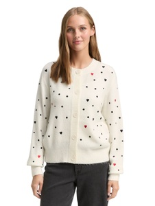 TOM TAILOR Denim Cardigan mit Stickereien