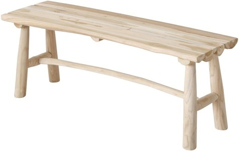 Boltze, BOLTZE Sitzbank »Kuta Holz Nature«, Holz aus Indonesien, 