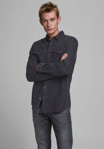 JACK & JONES, Jack & Jones Jeanshemd »SHERIDAN SHIRT«, Jack & Jones - Hemd Sheridan, für Herren, Schwarz, Größe XXL