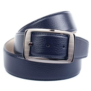 ANTHONI CROWN, Anthoni Crown Denim-Gürtel mit Dornschliesse, Anthoni Crown Ledergürtel, mit Schliesse in schwarz-metallic
