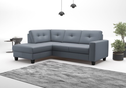 PLACES OF STYLE Ecksofa »Varese« wahlweise mit Bettfunktion und Bettkasten