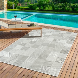 the carpet Teppich »Lagos«, rechteckig, 5 mm Höhe, moderner robuster In und Outdoor Teppich