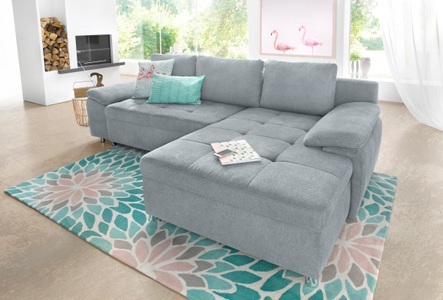 SIT&MORE, sit&more Ecksofa »Labene«, sit&more Ecksofa »Labene L-Form«, wahlweise mit Bettfunktion und Bettkasten, auch als XXL-Variante