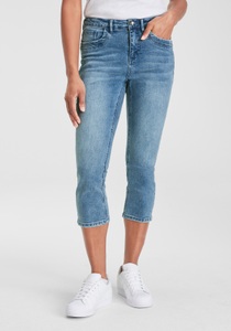 H.I.S Caprijeans schmale Beinform, krempelbare Beinabschlüsse, hohe Leibhöhe