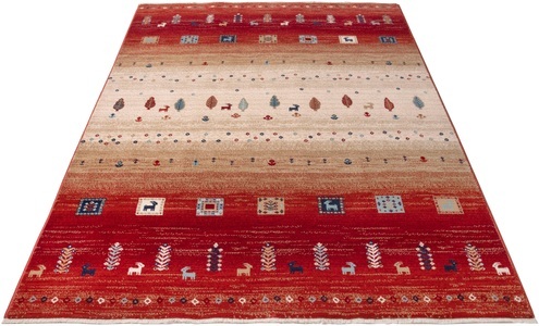HOME AFFAIRE, Home affaire Teppich »Mavie«, rechteckig, 10 mm Höhe, Berber-Optik, Wohnzimmer, Home affaire Teppich »Mavie«, rechteckig, 10 mm Höhe, Berber-Optik, Orient-Optik, Kurzflor, Weich, Pflegeleicht, Elegant