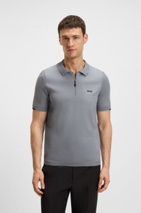 BOSS GREEN Kurzarmpullover »K Ever-X PS«, mit Perforierungen zur Belüftung