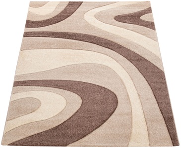 PACO HOME, Paco Home Teppich »Inferno 241«, rechteckig, 17 mm Höhe, Kurzflor, modernes Design, handgearbeiteter Konturenschnitt, ideal im Wohnzimmer & Schlafzimmer, Paco Home Teppich »Inferno 241«, rechteckig, 17 mm Höhe, Kurzflor, modernes Design, handgearbeiteter Konturenschnitt