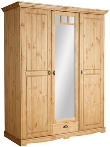 HOME AFFAIRE, Home affaire Kleiderschrank »Claudia«, aus massiver Kiefer, 