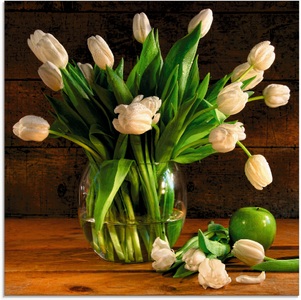 Artland Glasbild »Tulpen in Glasvase«
