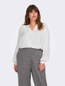 ONLY Carmakoma, ONLY CARMAKOMA Shirtbluse »CARMETTA LIFE V-NECK TOP WVN NOOS«, ONLY CARMAKOMA Shirtbluse »CARMETTA LIFE V-NECK TOP WVN NOOS«