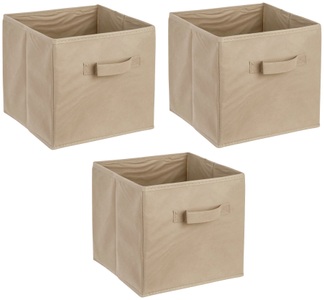 ADOB, ADOB Set: Aufbewahrungsbox »Faltboxen«, 3er Set, ADOB Aufbewahrungsbox »Faltboxen«, (Set, 3 St.), Inklusive Haltegriff