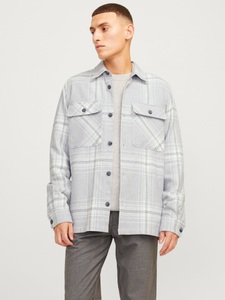 Jack & Jones Langarmhemd »JPRRAYMOND MELANGE CHECK LS OVERSHIRT SN«