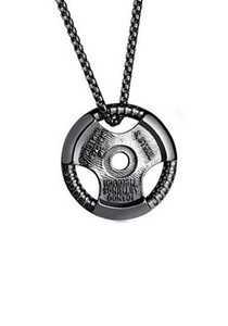FIRETTI, Firetti Kette mit Anhänger »Racing, Lenkrad«, Firetti Kette mit Anhänger »Schmuck Geschenk Racing, Lenkrad«