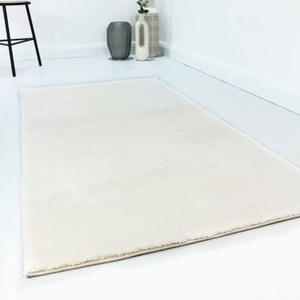 Homie Living, Homie Living Teppich »Lago«, rechteckig, 19 mm Höhe, Homie Living Teppich »Lago«, rechteckig, 19 mm Höhe, Kurzflor, Uni Farben, ideal im Wohnzimmer & Schlafzimmer