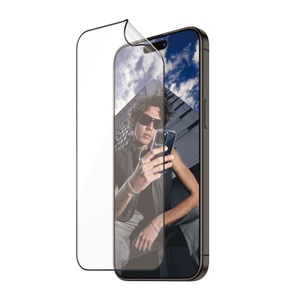 PanzerGlass, Panzerglass Displayschutz Matrix iPhone 15 Pro Max, PanzerGlass Displayschutzfolie »MATRIX Protection Film mit D3O«, für iPhone 15 Pro Max, Ultra Wide Fit