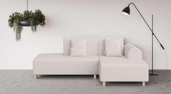 INOSIGN Ecksofa »Suyala«, L-Form mit Hocker