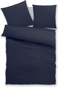 GOODproduct Bettwäsche »Mila in 135x200, 155x220 oder 200x200 cm« 2 tlg. Mako-Satin, Bettwäsche aus Baumwolle, unifarbene Bettwäsche