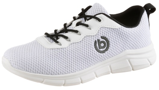 bugatti Slip-On Sneaker, Freizeitschuh, Halbschuh, Slipper mit elastischen Schnürsenkeln