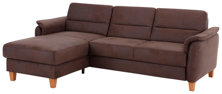 Home affaire Ecksofa »Palmera«, Federkern, wahlweise mit Bettfunktion und mit/ohne Bettkasten
