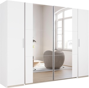 rauch BLUE, rauch BLUE Schwebetürenschrank »Kronach«, mit Spiegel, rauch Schwebetürenschrank »Kleiderschrank Drehtürenschrank Schrank Garderobe KRONACH TOPSELLER«, mit Dreh- und Schwebetüren und Spiegel, viele Böden MADE IN GERMANY