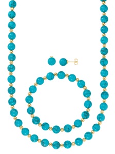 undefined, Set in türkis von heine, Lady Collier-Set