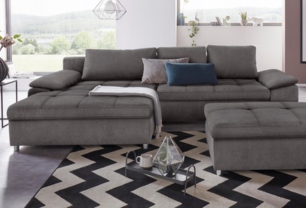 SIT&MORE, sit&more Ecksofa »Labene«, sit&more Ecksofa »Labene L-Form«, wahlweise mit Bettfunktion und Bettkasten, auch als XXL-Variante
