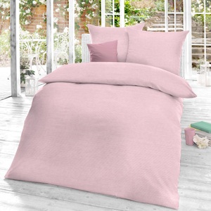 Schlafgut, Schlafgut Bettwäsche »Mako-Satin«, (2 tlg.), Bettwäsche in Mako Satin Qualität, Satin mit seidigem Glanz, 