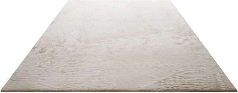 Homie Living, Homie Living Teppich »Villa Rosso«, rechteckig, 15 mm Höhe, Homie Living Teppich »Villa Rosso«, rechteckig, 15 mm Höhe, Kurzflor, Uni Farben, leicht glänzende Optik