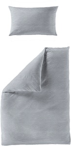 BIERBAUM Bettwäsche »4134«, Premium Mako-Satin Seersucker, 100 % Baumwolle, bügelfrei