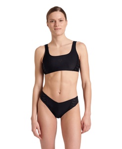 ARENA, Arena W Arena Team Stripe Bikini Bralette Bikini schwarz, Arena W Arena Team Stripe Bikini Bralette Bikini Set Damen Schwarz, Grösse: S