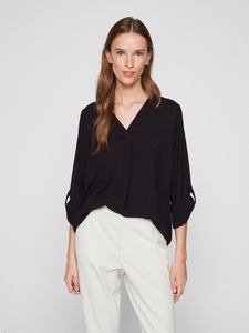 Vila Blusenshirt »VIJOSA 3/4 V-NECK TOP - NOOS«
