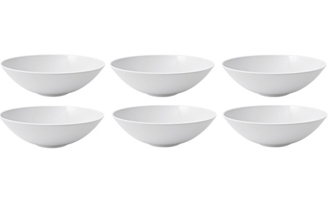 Villeroy Boch, Villeroy & Boch Salatschüssel »Boch Salatschüssel Iconi«, Villeroy & Boch Salatschüssel »Boch Salatschüssel Iconi«, 6 tlg., aus Porzellan