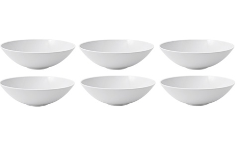 Villeroy Boch, Villeroy & Boch Salatschüssel »Boch Salatschüssel Iconi«, Villeroy & Boch Salatschüssel »Boch Salatschüssel Iconi«, 6 tlg., aus Porzellan