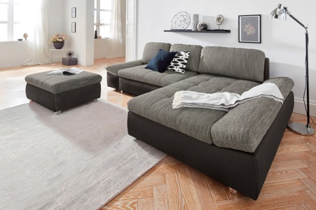 SIT&MORE, sit&more Ecksofa »Fabona«, sit&more Ecksofa »Bergamo L-Form«, wahlweise mit Bettfunktion, Bettkasten und Armteilfunktion