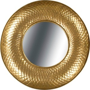 Kayoom, Kayoom Wandspiegel »Cleo 280«, Kayoom Dekospiegel »Cleo 280«, Wandspiegel, Goldfarben