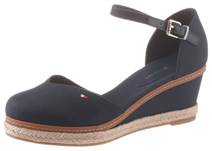 Tommy Hilfiger, TOMMY HILFIGER Spangenpumps »ELBA 67D«, Tommy Hilfiger Basic Closed Toe Mid Wedge-38 38