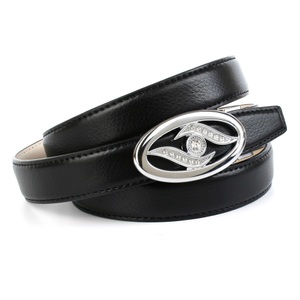 ANTHONI CROWN, Anthoni Crown Sommerlicher Lackledergürtel mit aufwendiger Schmuck-Schliesse, 