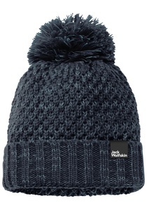 Jack Wolfskin, Jack Wolfskin HIGHLOFT Bommelmütze Damen, 