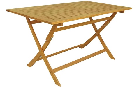Contini, Contini Gartentisch, klappbar, 80 x 140 x 74 cm, Eucalyptus, CONTINI, Gartenmöbel, CONTINI Gartentisch klappbar 80x140x74cm Eucalyptus, Produkte & Wohnen