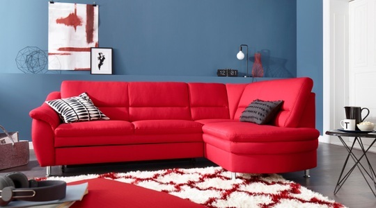 SIT&MORE, sit&more Ecksofa, sit&more Ecksofa »Cardoso L-Form«, mit Federkern, wahlweise mit Bettfunktion und Schubkasten