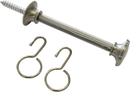 Gardinia, Raffhalter »Schalhalter (Raffhalter)«, GARDINIA, passend für Gardinen Vorhänge Scheibengardinen, GARDINIA Raffhalter »Schalhalter mit Haken«, (1 St.), Schal/Raffhalter für Stoffe