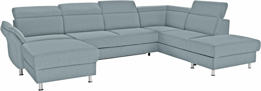 SIT&MORE, sit&more Wohnlandschaft, sit&more Wohnlandschaft »Avignon U-Form« wahlweise mit Bettfunktion und Stauraum, inklusive Kopfteilverstellung