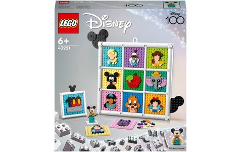 LEGO, 43221 Disney 100 Jahre Disney Zeichentrickikonen, Konstruktionsspielzeug, 43221 Disney 100 Jahre Disney Zeichentrickikonen, Konstruktionsspielzeug