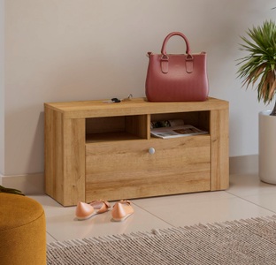 Helvetia, Helvetia Schuhbank »Larona«, Breite 84,5/Höhe 44 cm, Home affaire Schuhbank »Larona«, Breite 84,5/Höhe 44 cm