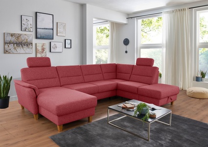 Home affaire Wohnlandschaft »Palmera«, Federkern, wahlweise mit Bettfunktion und mit/ohne Stauraum